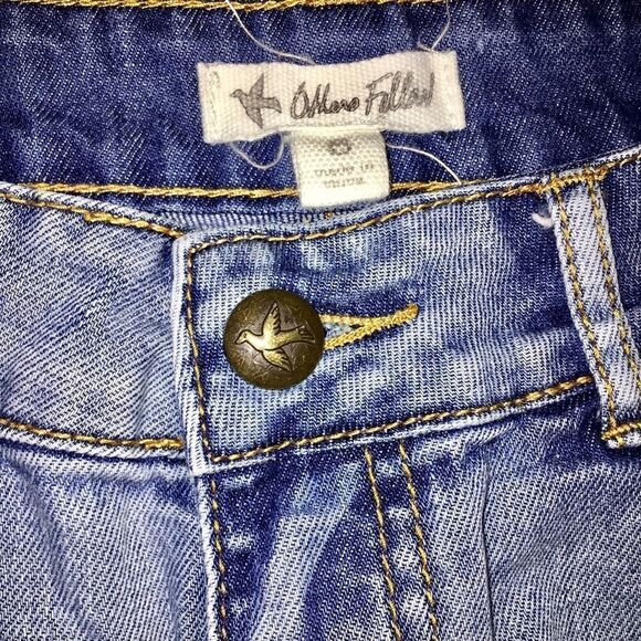 Other's Follow Indigo Wayside Cutoff Jean Shorts 5 Junior - Picture 3 of 6